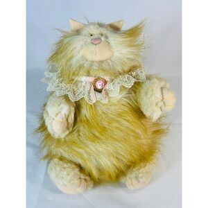 "Purrsonality" Fat Cat Stuffed Animal Miz Maudie 1986 Hallmark